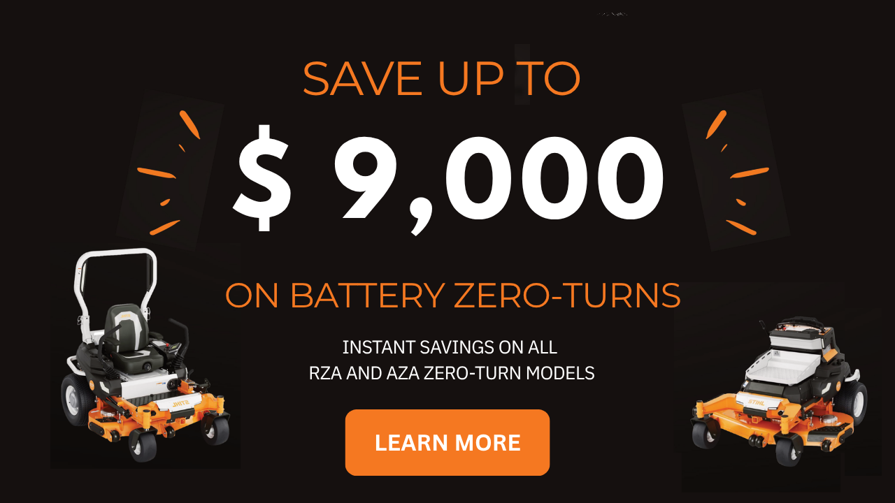 Save up to on STIHL zero turn mower rebates